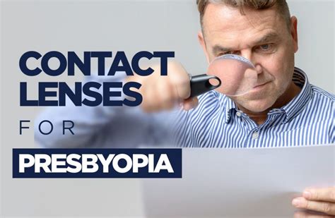 See Better with Presbyopia Contact Lenses: How a Geriatric Optometrist Can Help